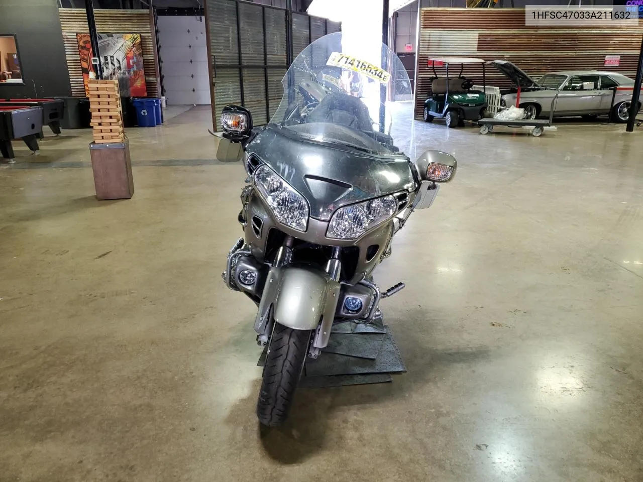 2003 Honda Gl1800 VIN: 1HFSC47033A211632 Lot: 71416534