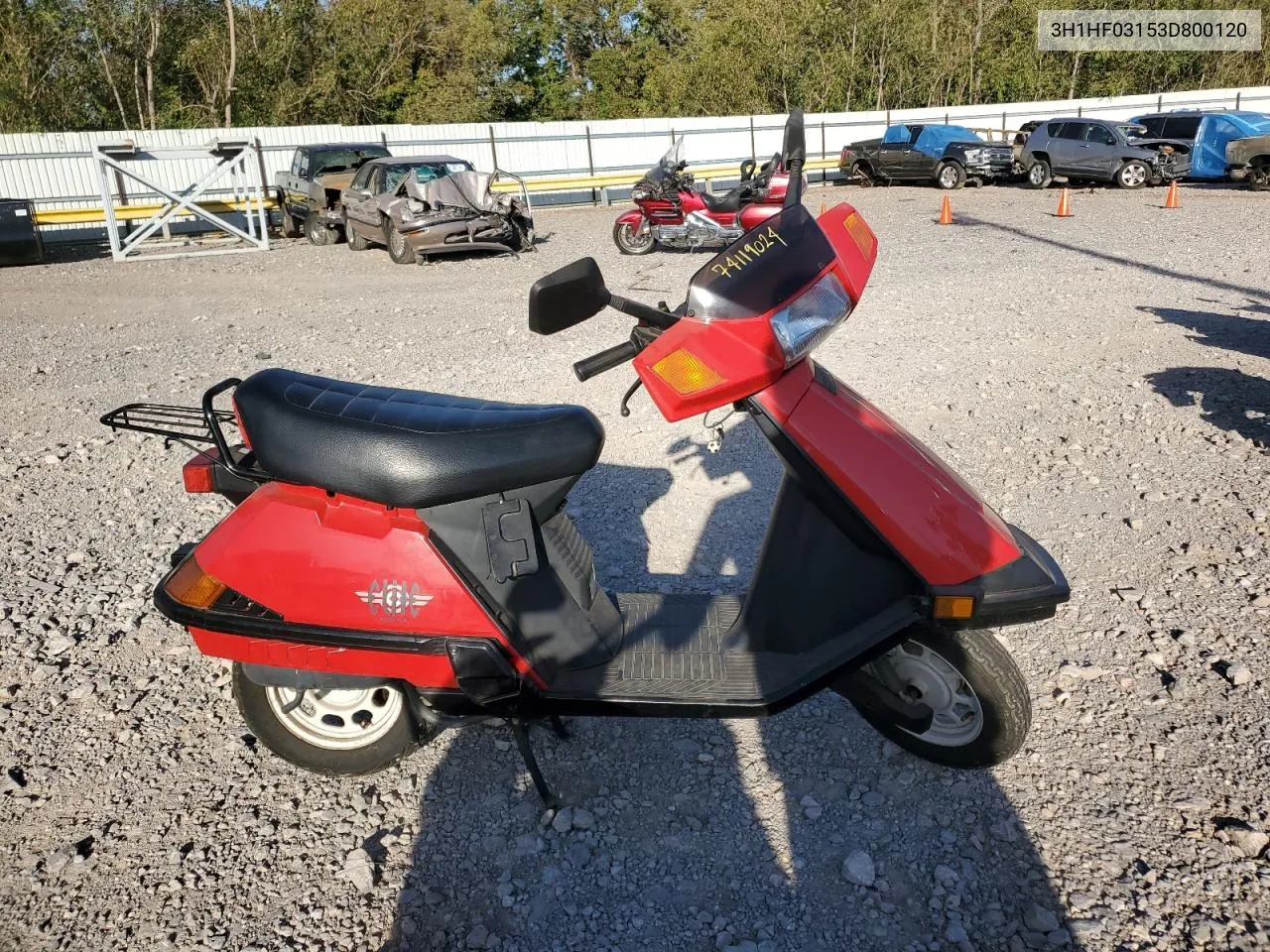 2003 Honda Ch80 VIN: 3H1HF03153D800120 Lot: 74119024