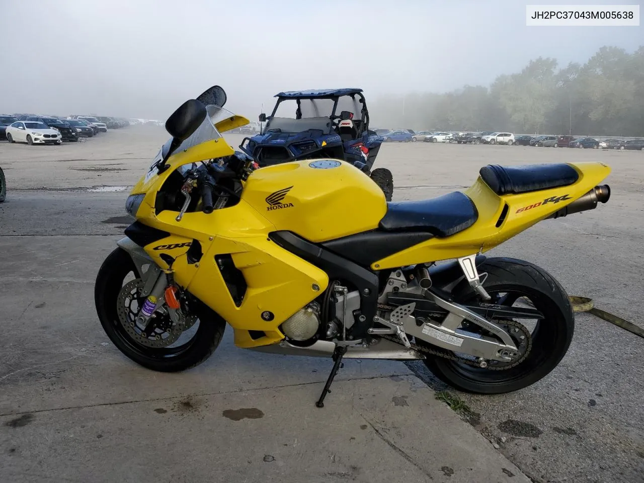 2003 Honda Cbr600 Rr VIN: JH2PC37043M005638 Lot: 74467324