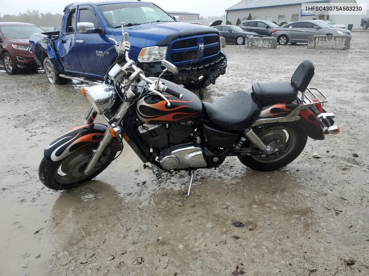 2005 Honda Vt1100 C2 VIN: 1HFSC43075A503230 Lot: 71433604