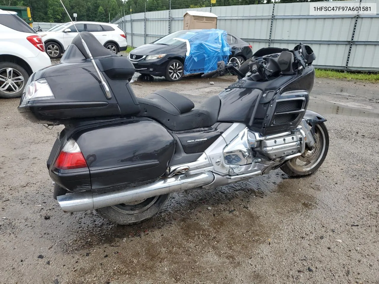 2007 Honda Gl1800 VIN: 1HFSC47F97A601581 Lot: 59011084