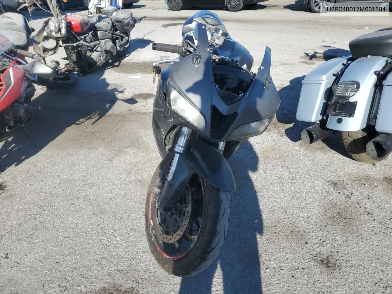 2007 Honda Cbr600 Rr VIN: JH2PC40017M001584 Lot: 73602484