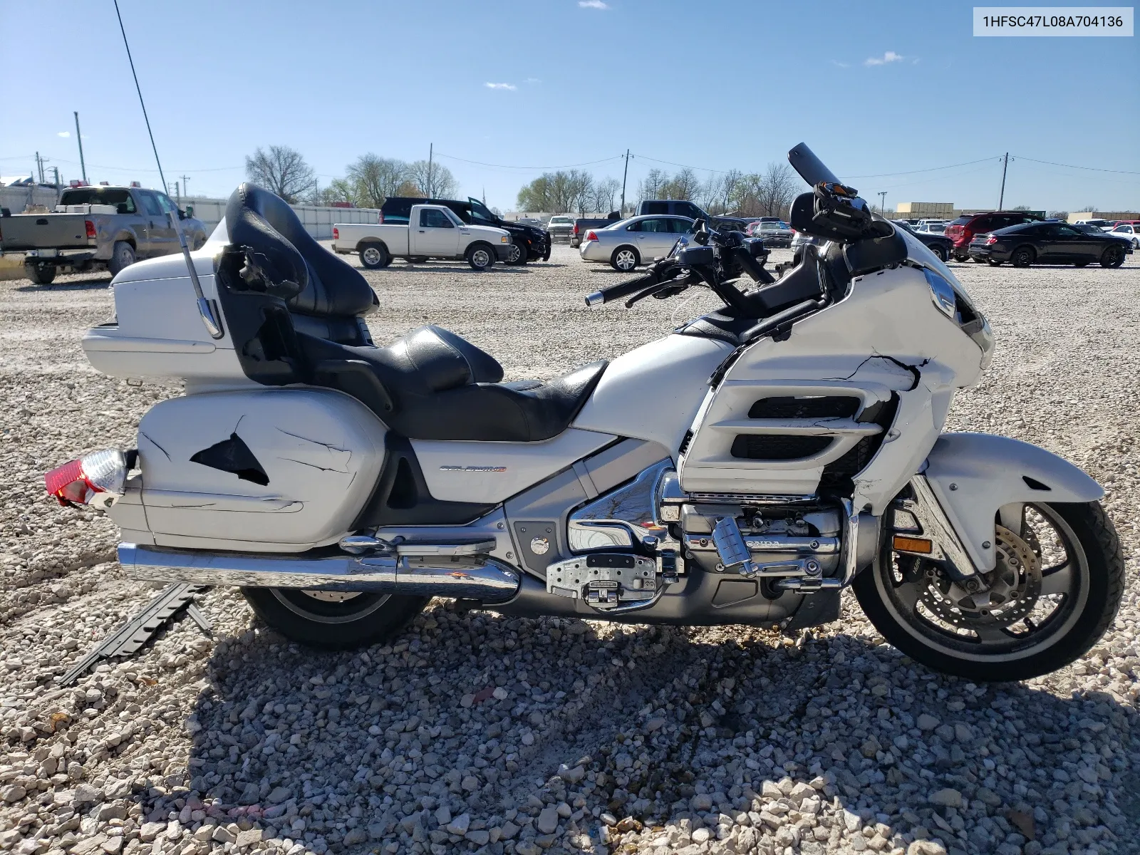 2008 Honda Gl1800 VIN: 1HFSC47L08A704136 Lot: 47219314