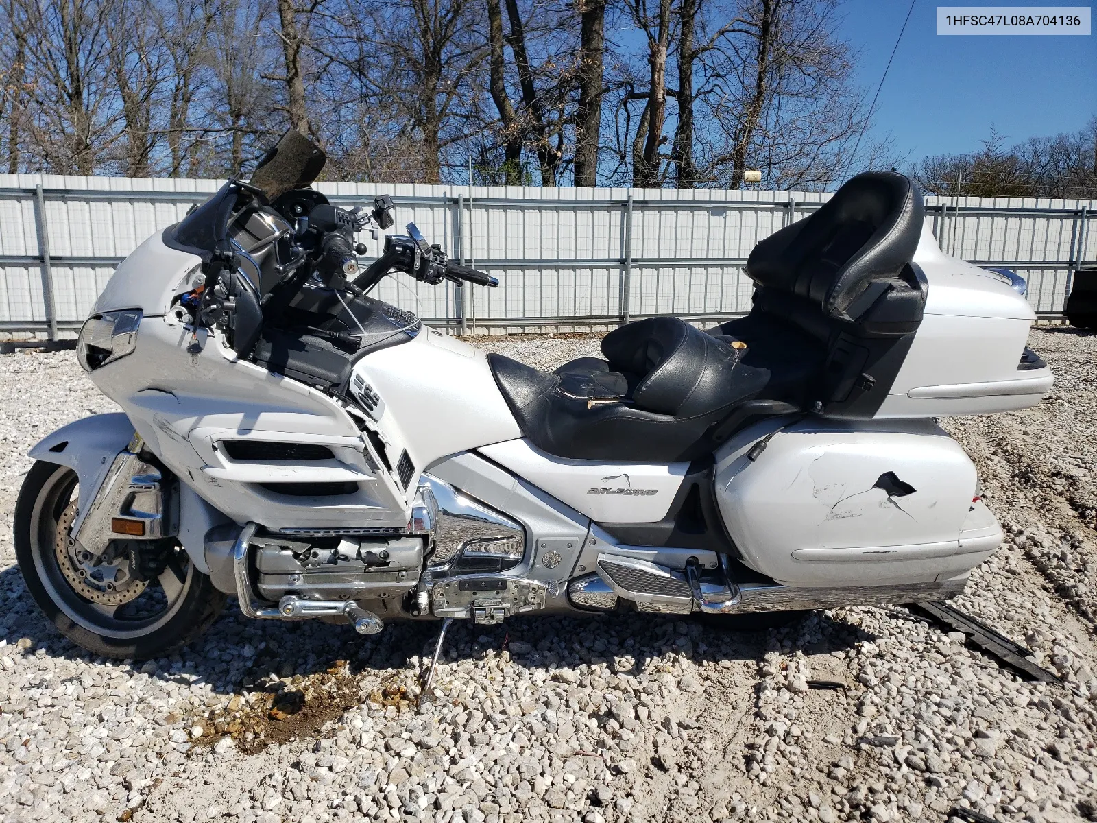 2008 Honda Gl1800 VIN: 1HFSC47L08A704136 Lot: 47219314