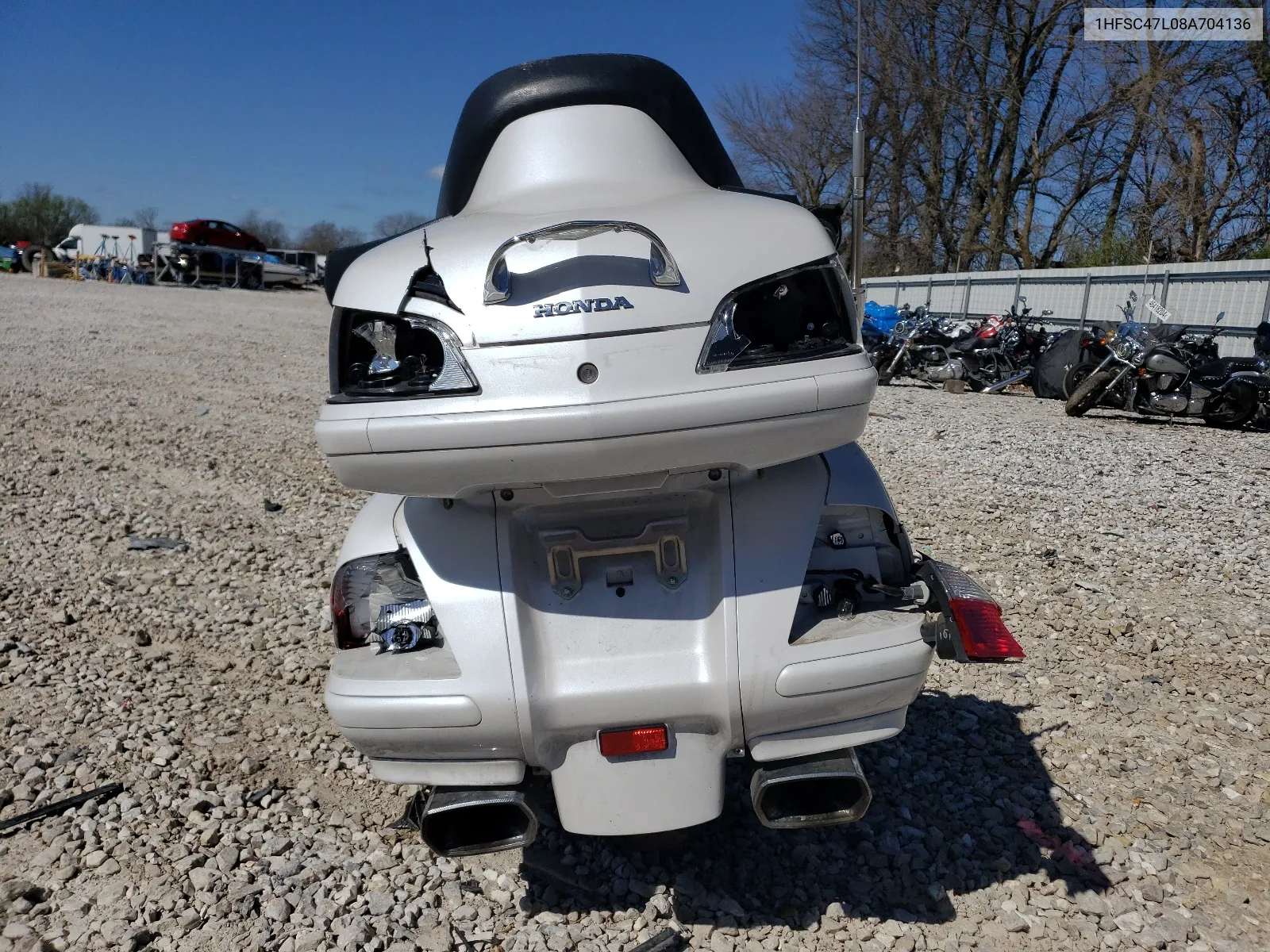 2008 Honda Gl1800 VIN: 1HFSC47L08A704136 Lot: 47219314