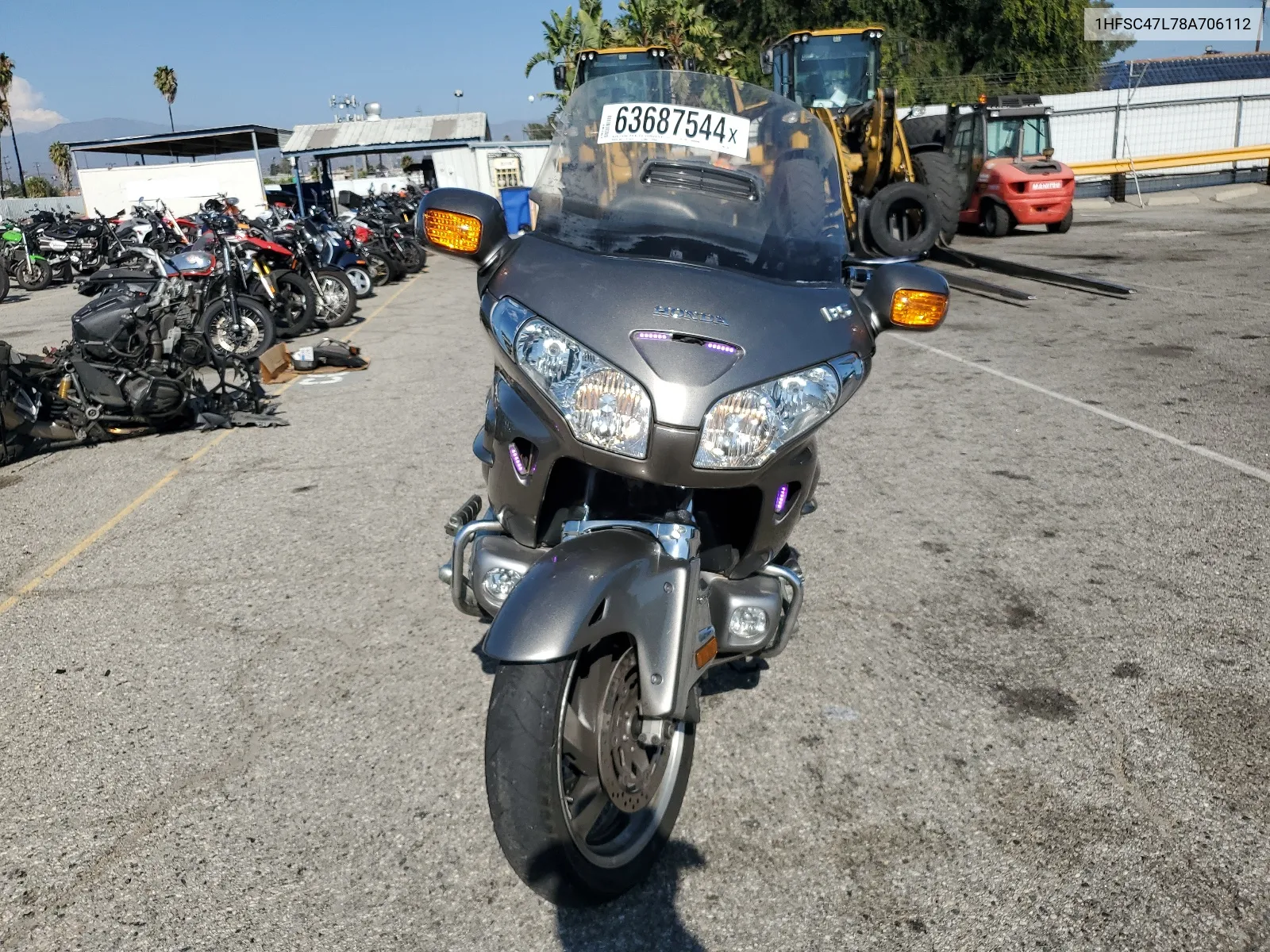 2008 Honda Gl1800 VIN: 1HFSC47L78A706112 Lot: 63687544