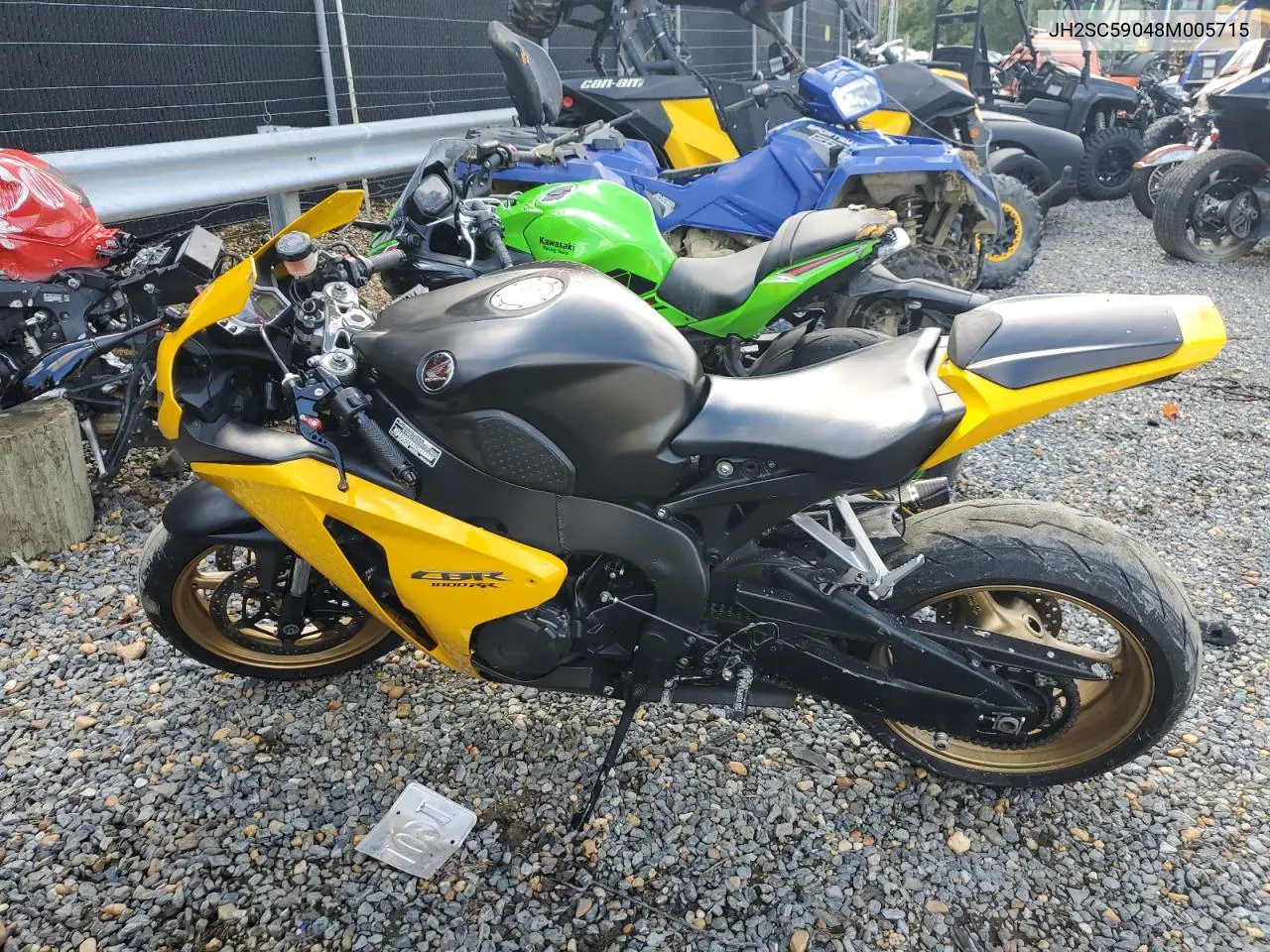 2008 Honda Cbr1000 Rr VIN: JH2SC59048M005715 Lot: 72024764