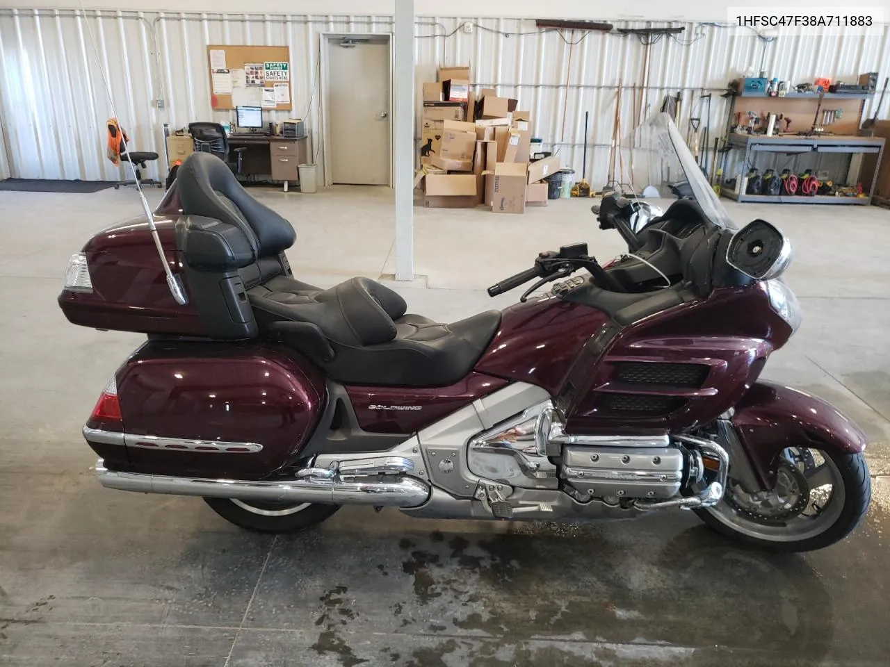 2008 Honda Gl1800 VIN: 1HFSC47F38A711883 Lot: 73125734