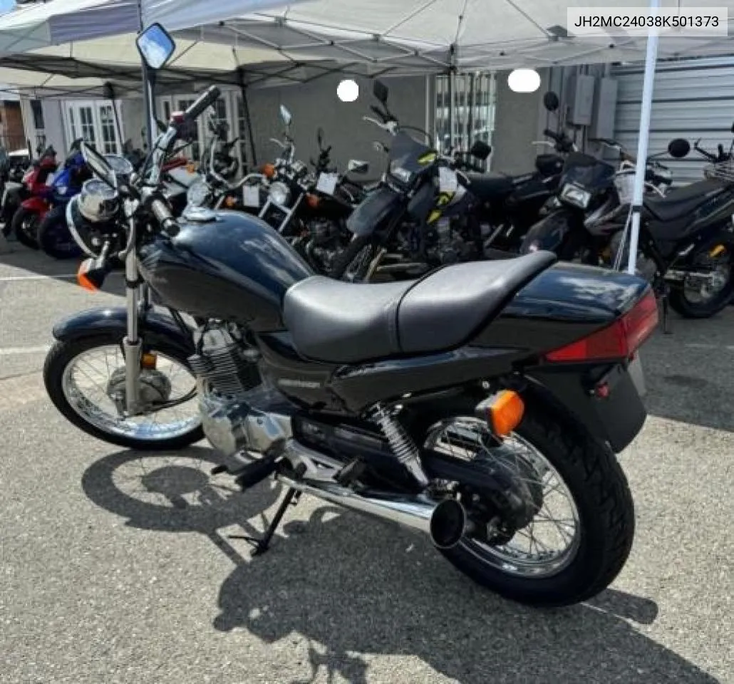 2008 Honda Cb250 VIN: JH2MC24038K501373 Lot: 74860424