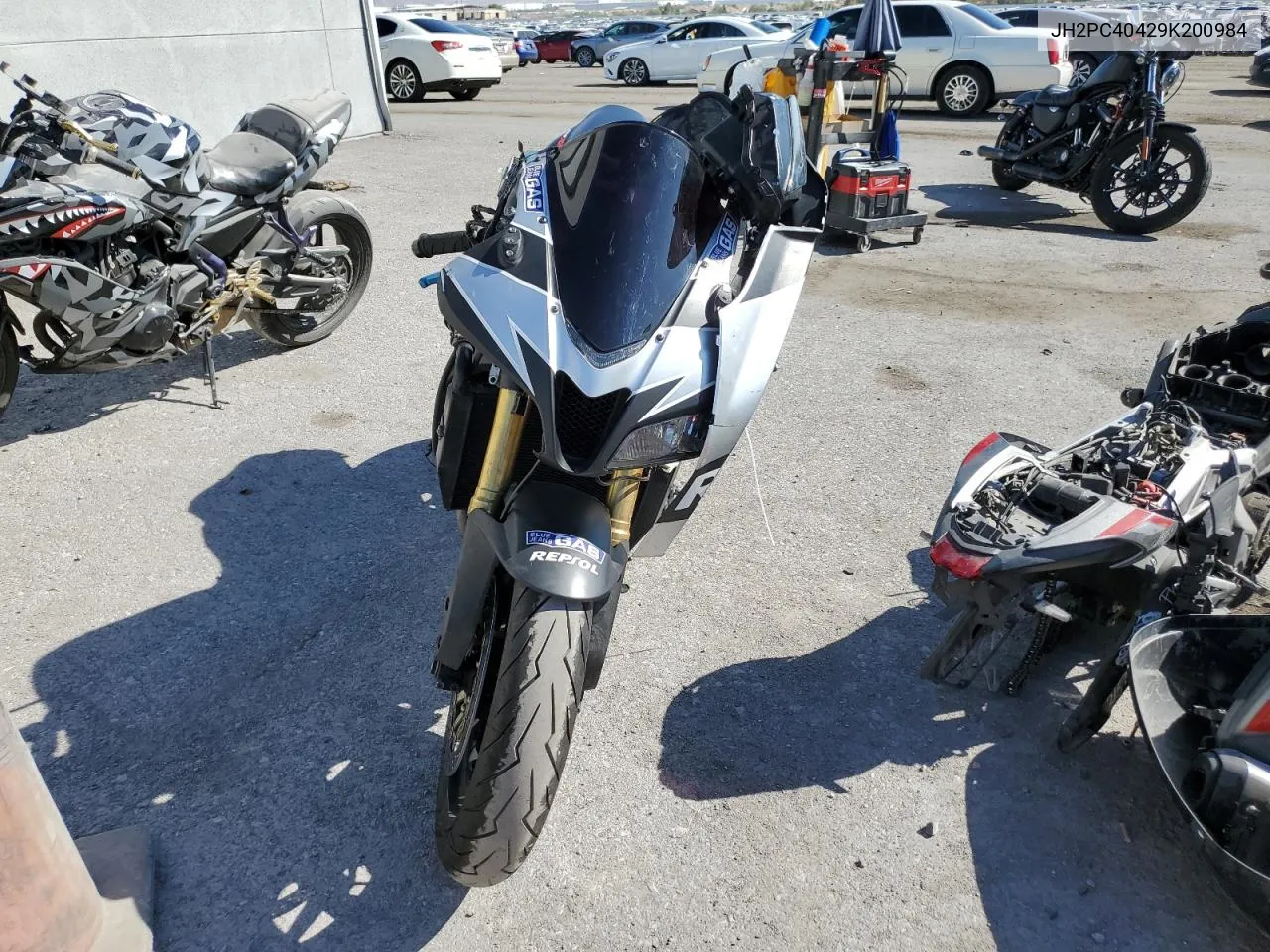 2009 Honda Cbr600 Rr VIN: JH2PC40429K200984 Lot: 75357294