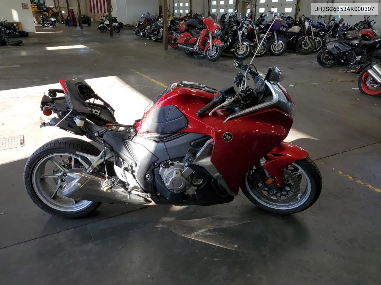 2010 Honda Vfr1200 Dct VIN: JH2SC6353AK000307 Lot: 80015664