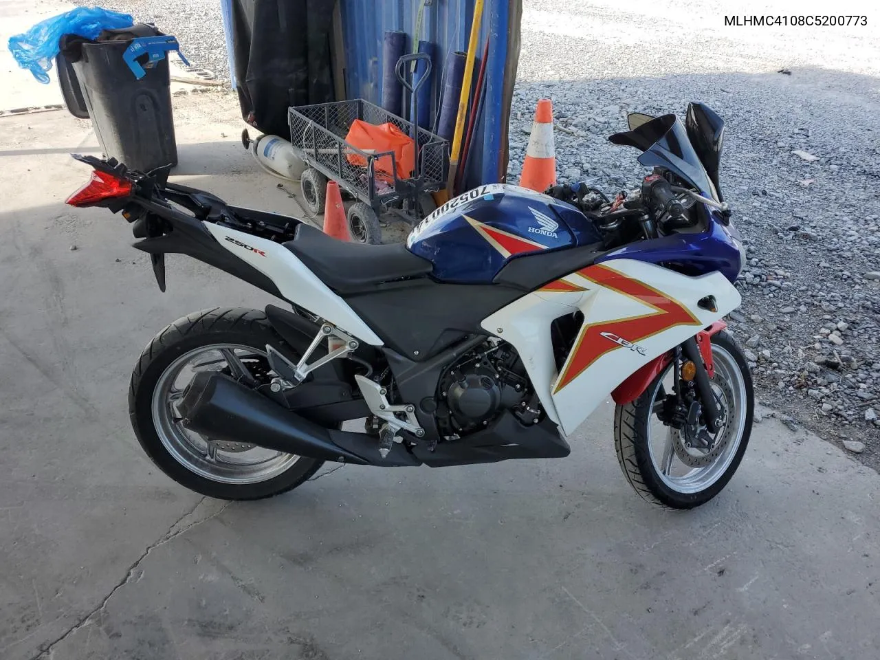 2012 Honda Cbr250 R VIN: MLHMC4108C5200773 Lot: 70520014