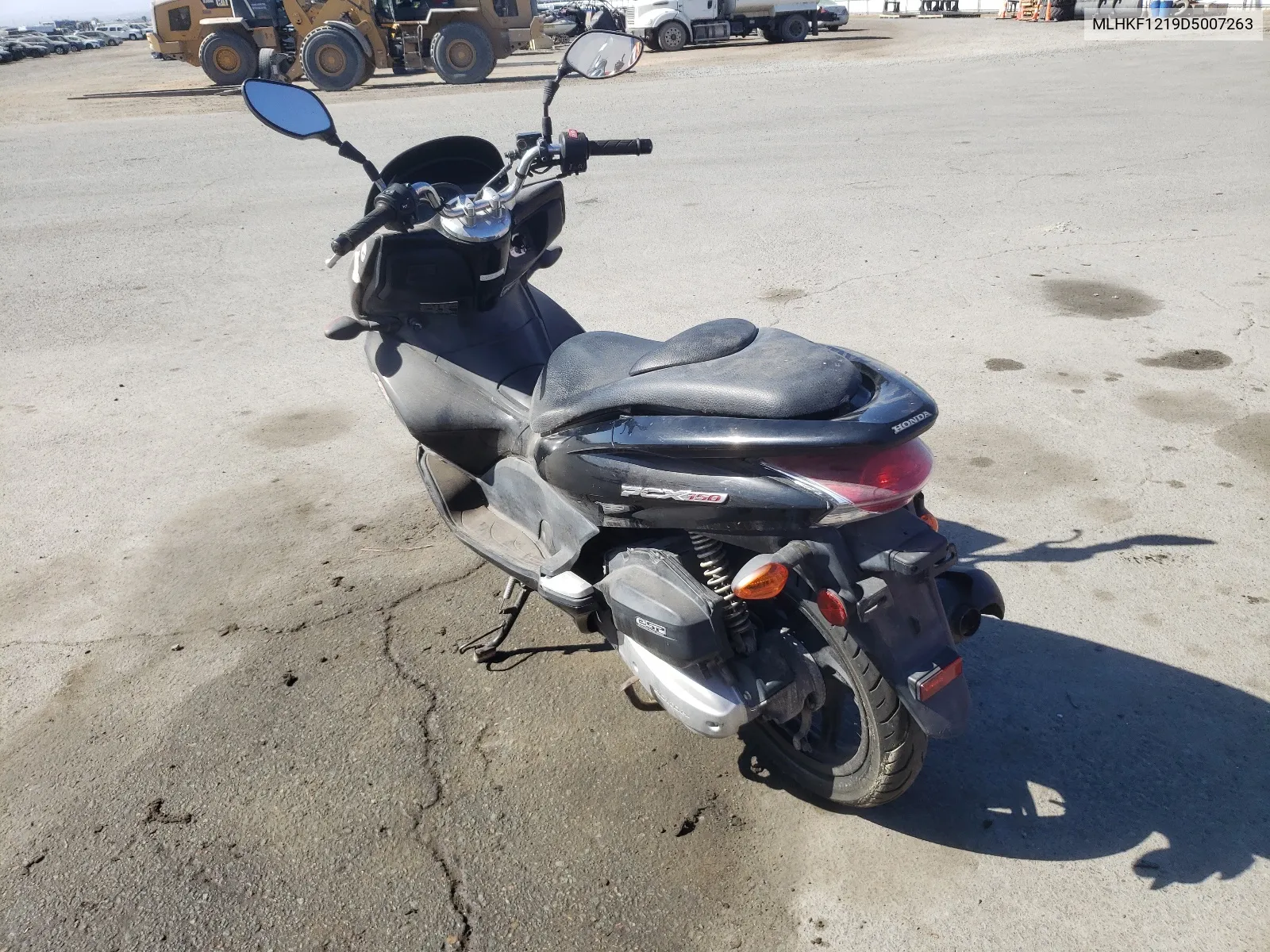 2013 Honda Pcx 150 VIN: MLHKF1219D5007263 Lot: 68602144