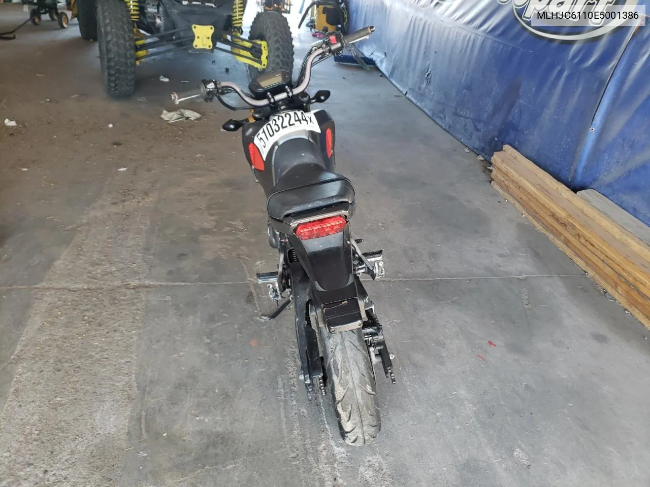 2014 Honda Grom 125 VIN: MLHJC6110E5001386 Lot: 51032244