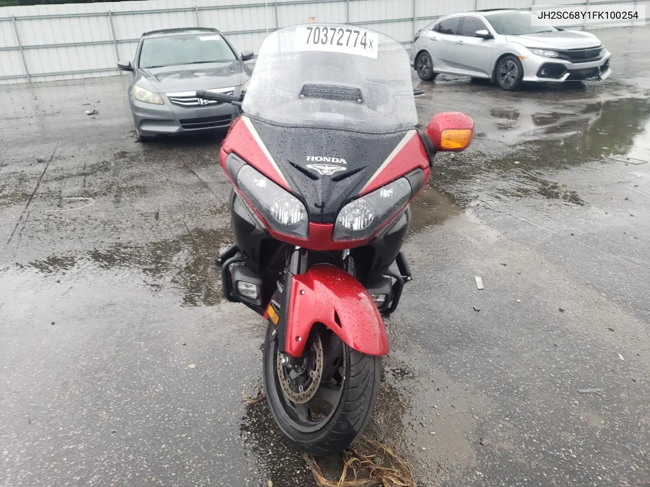 2015 Honda Gl1800 VIN: JH2SC68Y1FK100254 Lot: 70372774