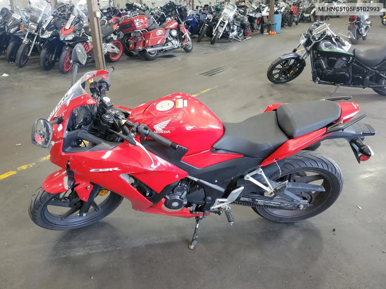 2015 Honda Cbr300 R VIN: MLHNC5105F5102993 Lot: 73714414