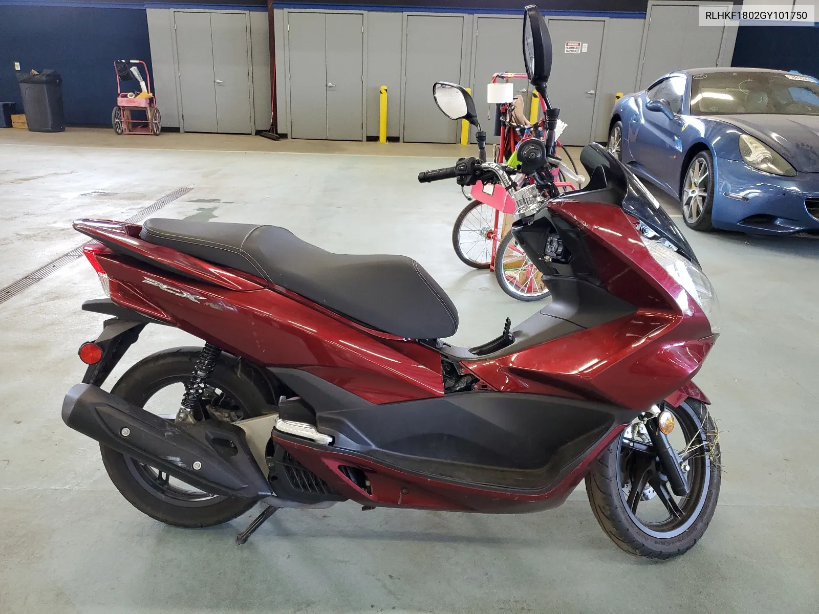 2016 Honda Pcx 150 VIN: RLHKF1802GY101750 Lot: 63300434