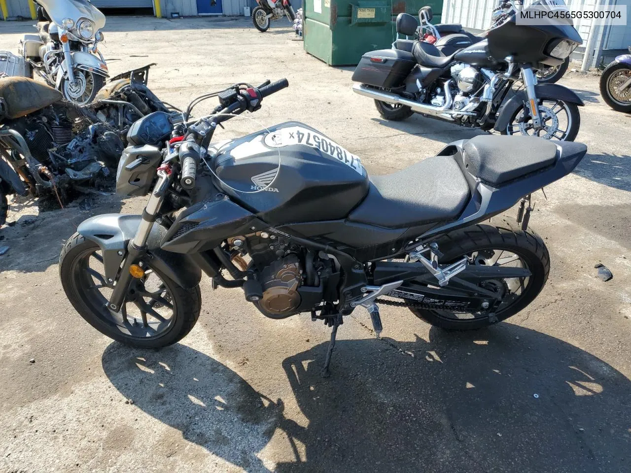 MLHPC4565G5300704 2016 Honda Cb500 F