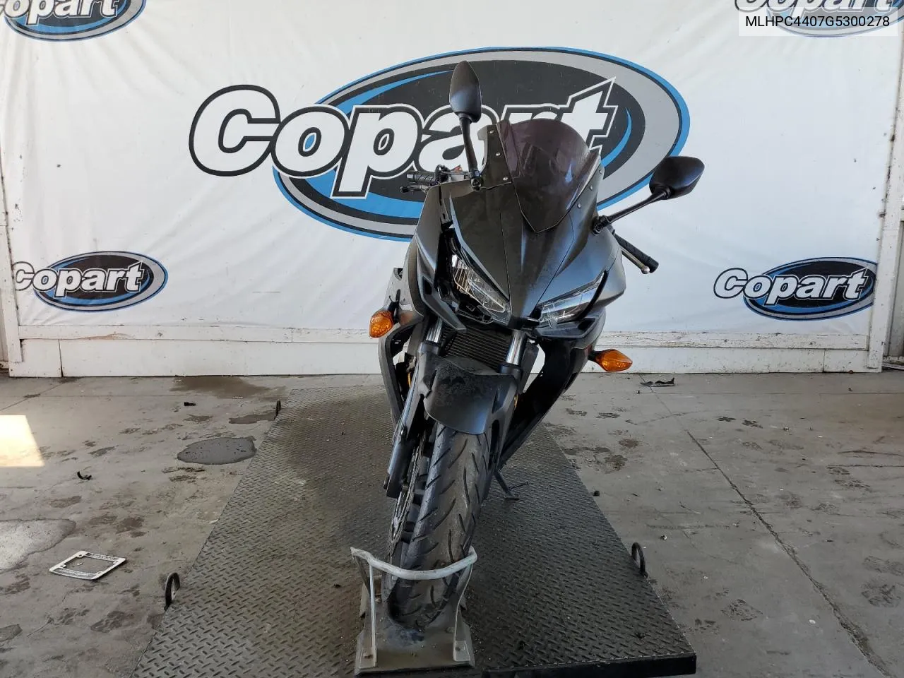 2016 Honda Cbr500 Ra-Abs VIN: MLHPC4407G5300278 Lot: 74306074