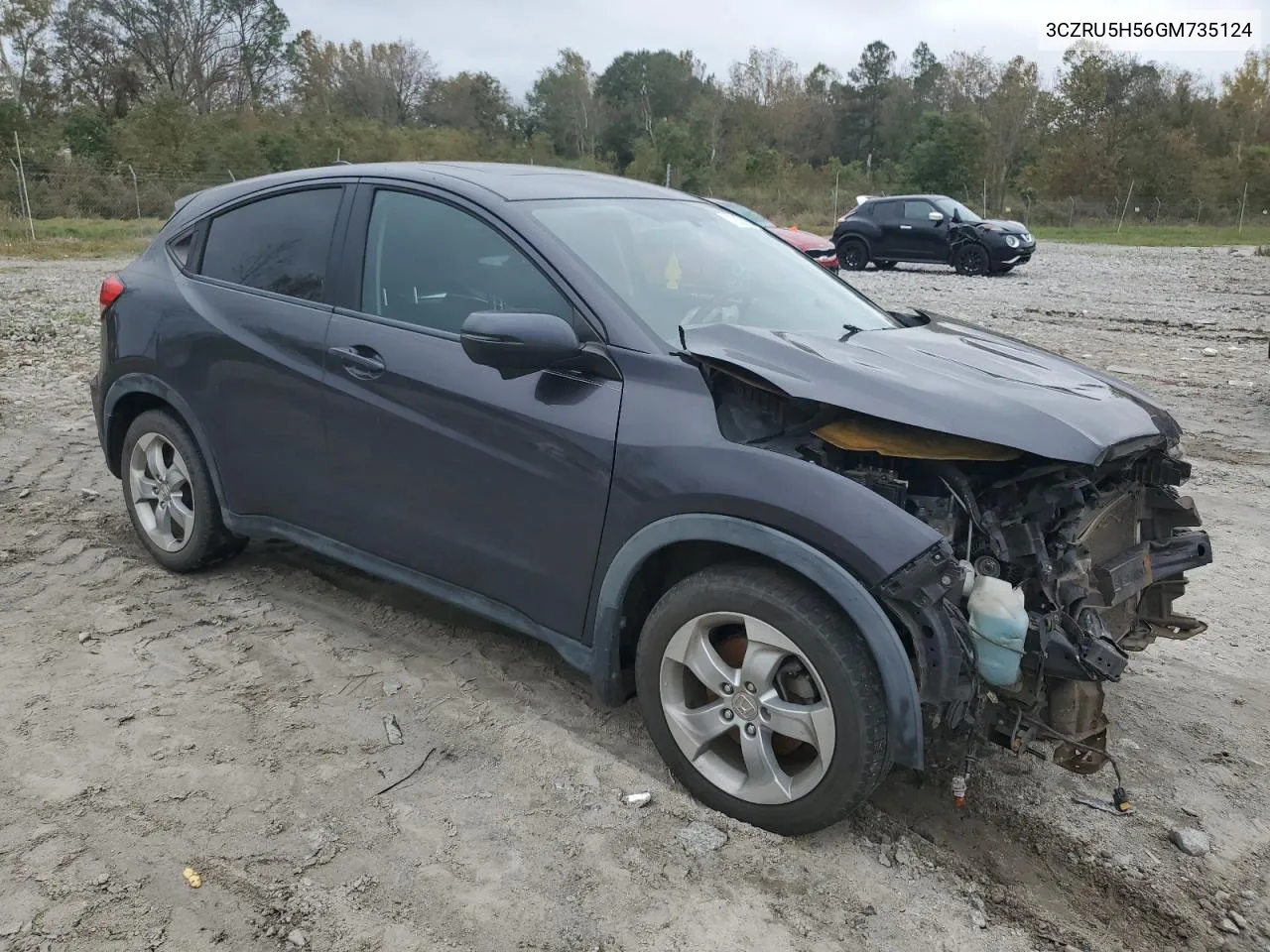 2016 Honda Hr-V Ex VIN: 3CZRU5H56GM735124 Lot: 79330734