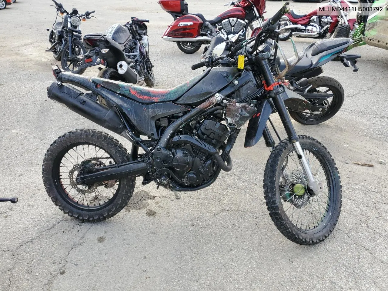 2017 Honda Crf250 L VIN: MLHMD4411H5003792 Lot: 71799914