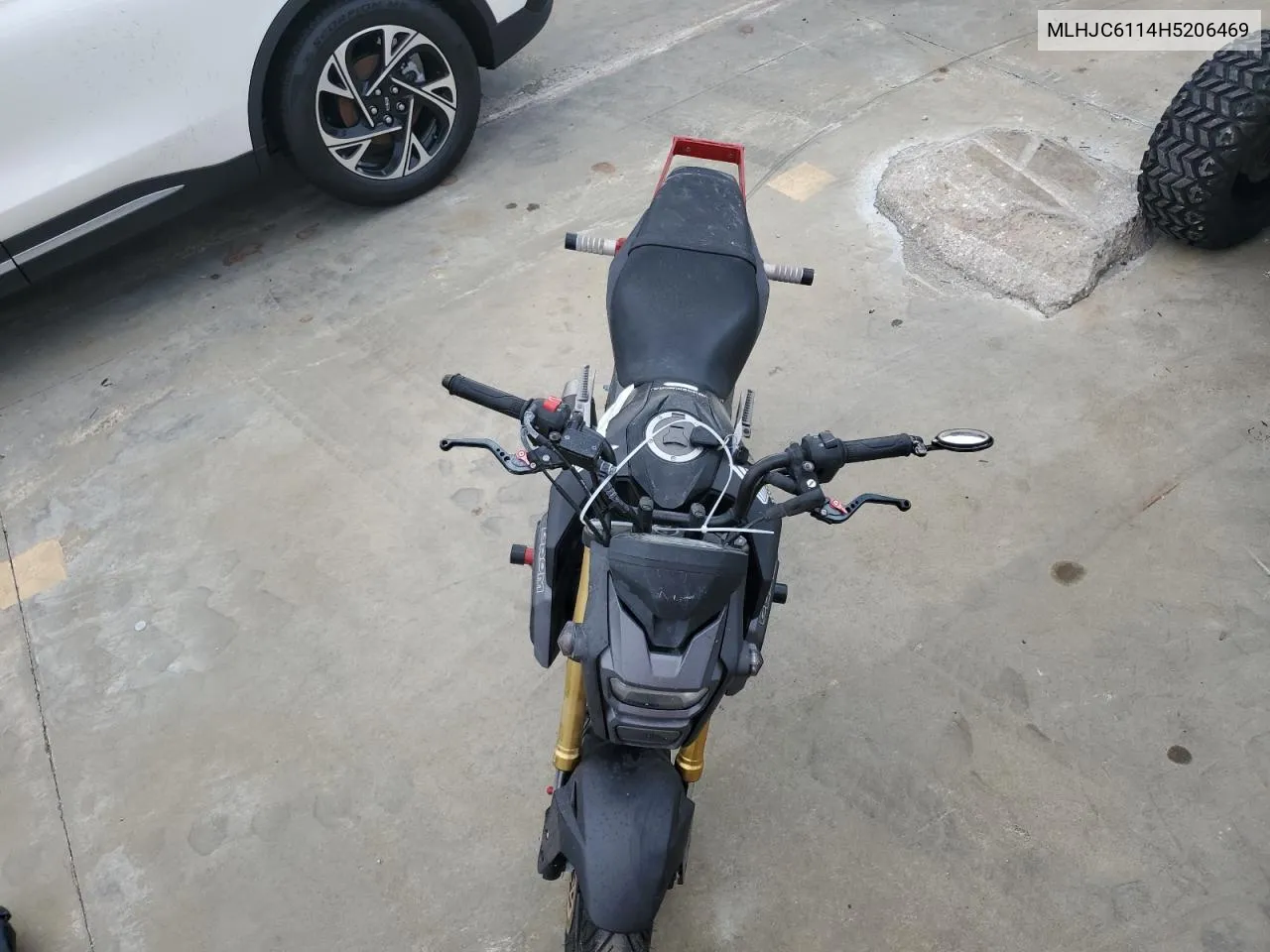 2017 Honda Grom 125 VIN: MLHJC6114H5206469 Lot: 74447504