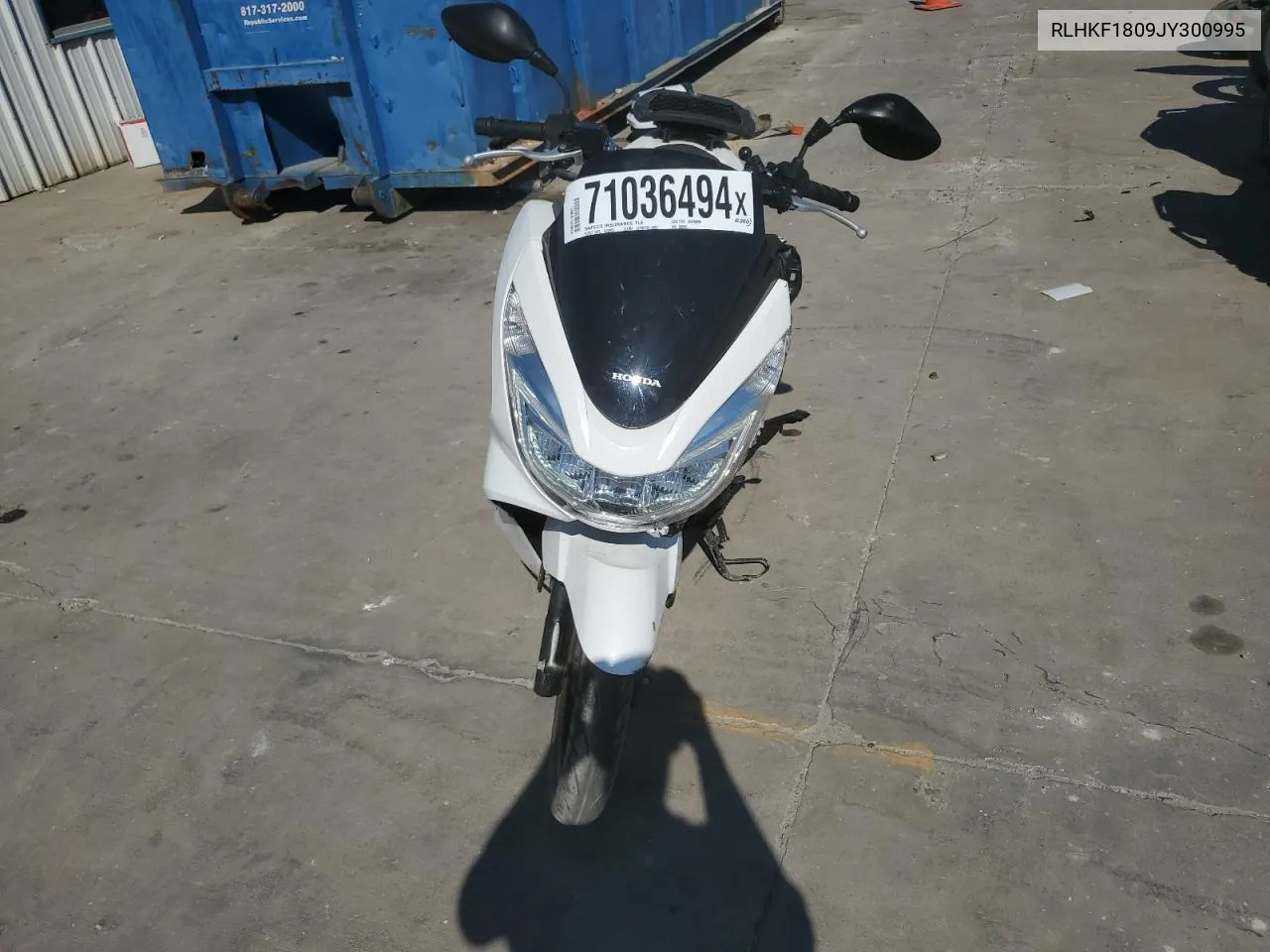 RLHKF1809JY300995 2018 Honda Pcx 150