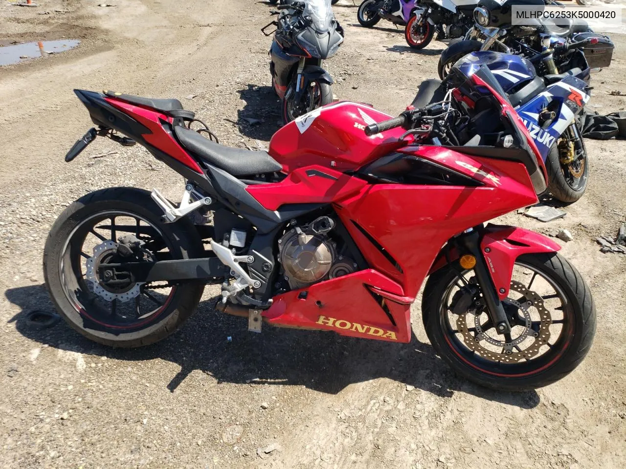 2019 Honda Cbr500 Ra VIN: MLHPC6253K5000420 Lot: 53400114