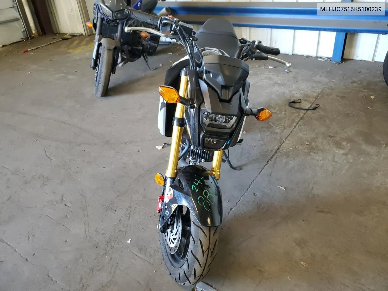 2019 Honda Grom 125 VIN: MLHJC7516K5100239 Lot: 54774634