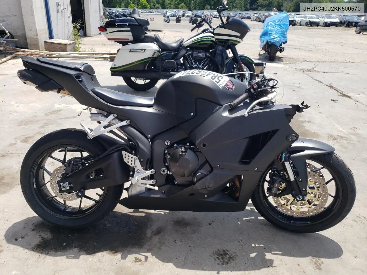 2019 Honda Cbr600 Rr VIN: JH2PC40J2KK500570 Lot: 58456274