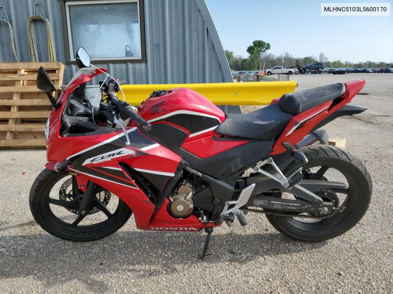 2020 Honda Cbr300 R VIN: MLHNC5103L5600170 Lot: 60113834