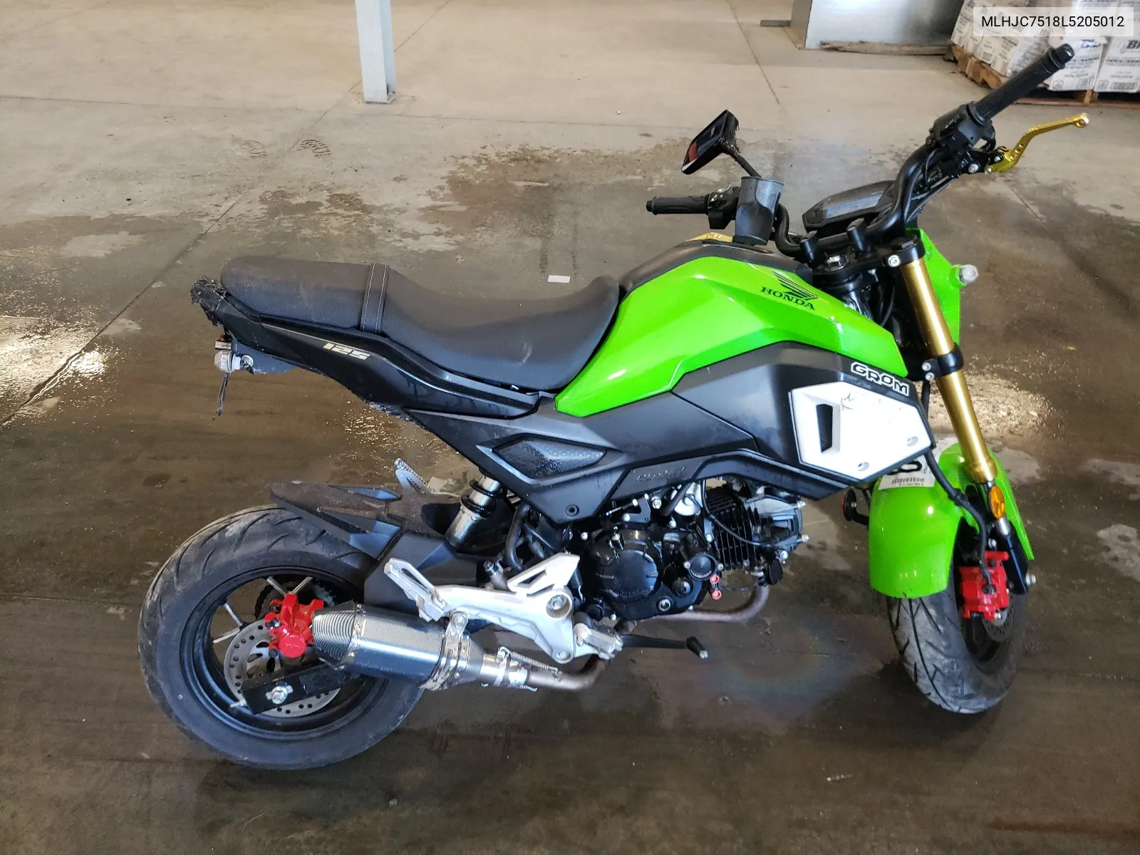 2020 Honda Grom 125 VIN: MLHJC7518L5205012 Lot: 61883164