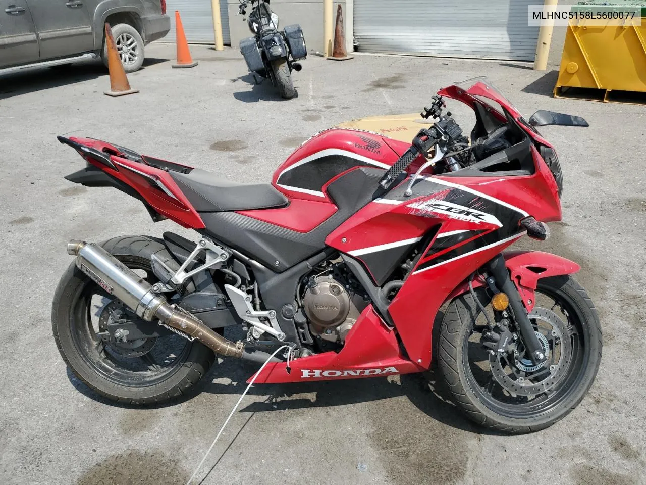 2020 Honda Cbr300 Ra VIN: MLHNC5158L5600077 Lot: 63089004