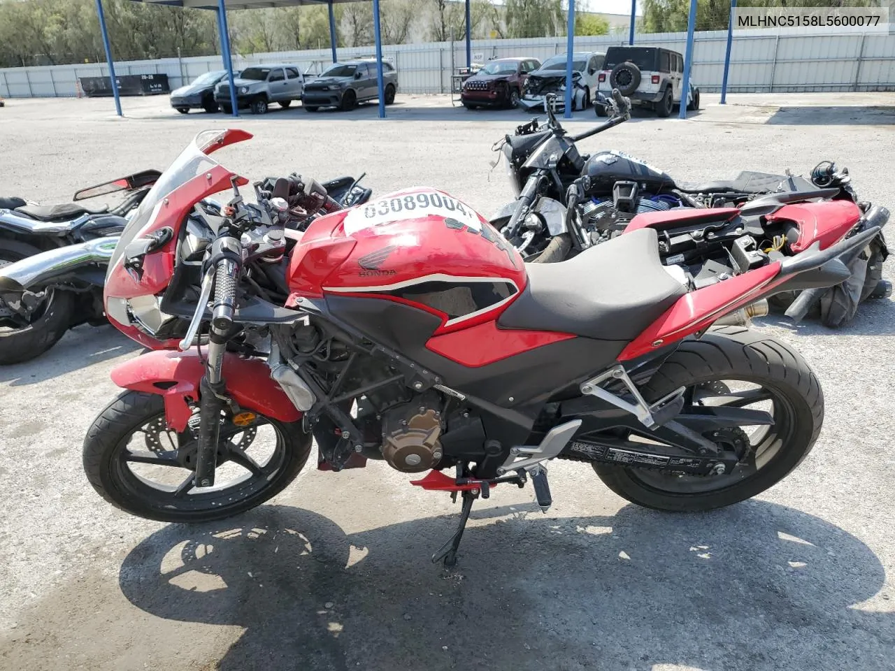 2020 Honda Cbr300 Ra VIN: MLHNC5158L5600077 Lot: 63089004