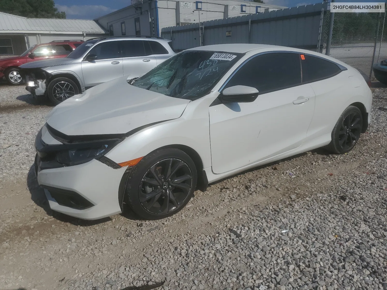 2020 Honda Civic Sport VIN: 2HGFC4B84LH304381 Lot: 65813034