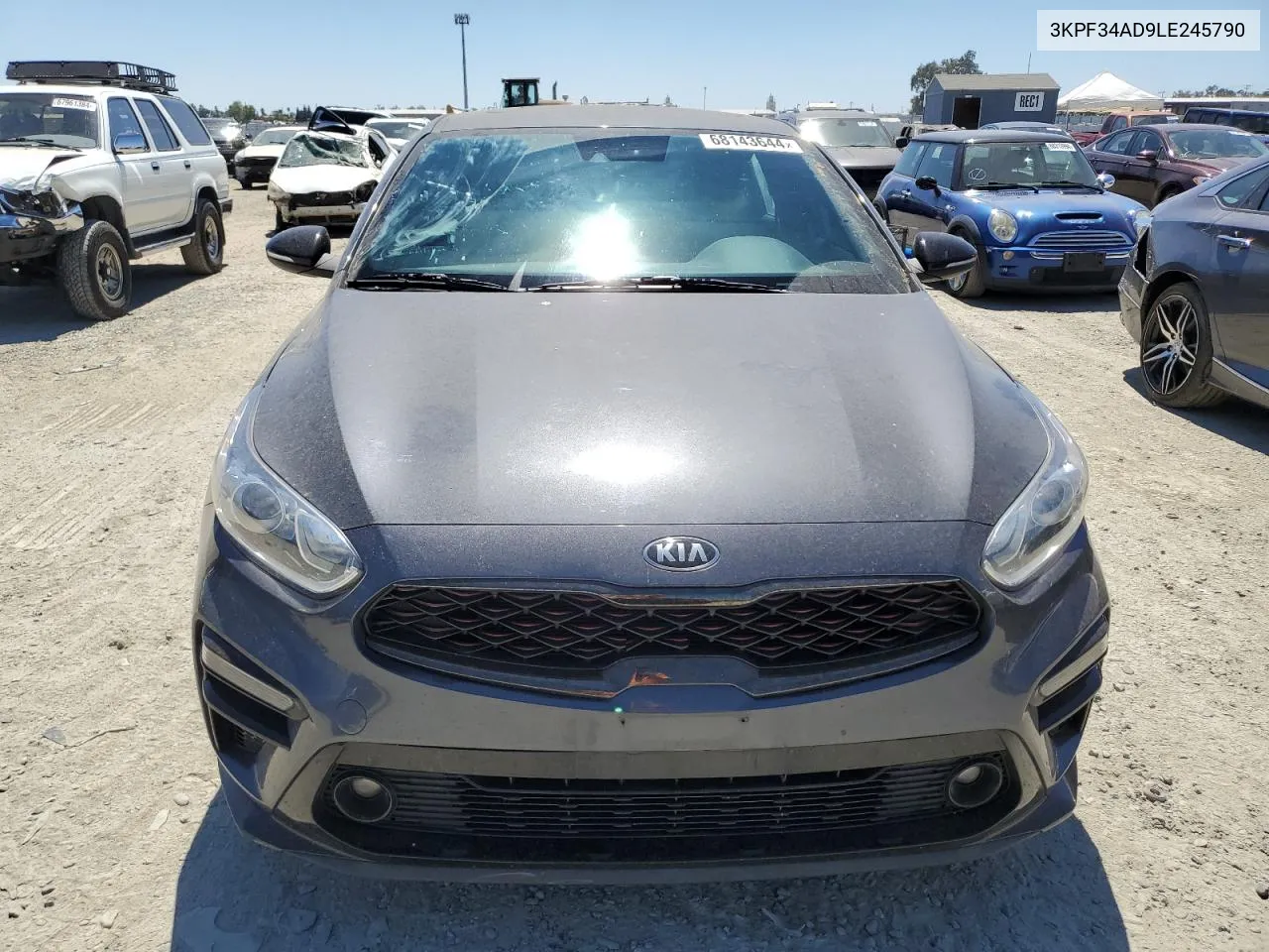 2020 Kia Forte Gt Line VIN: 3KPF34AD9LE245790 Lot: 68143644