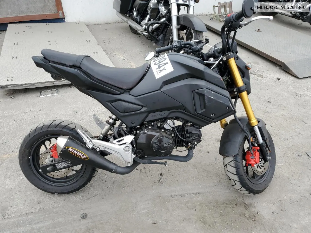 2020 Honda Grom 125 VIN: MLHJC7519L5201860 Lot: 73239094