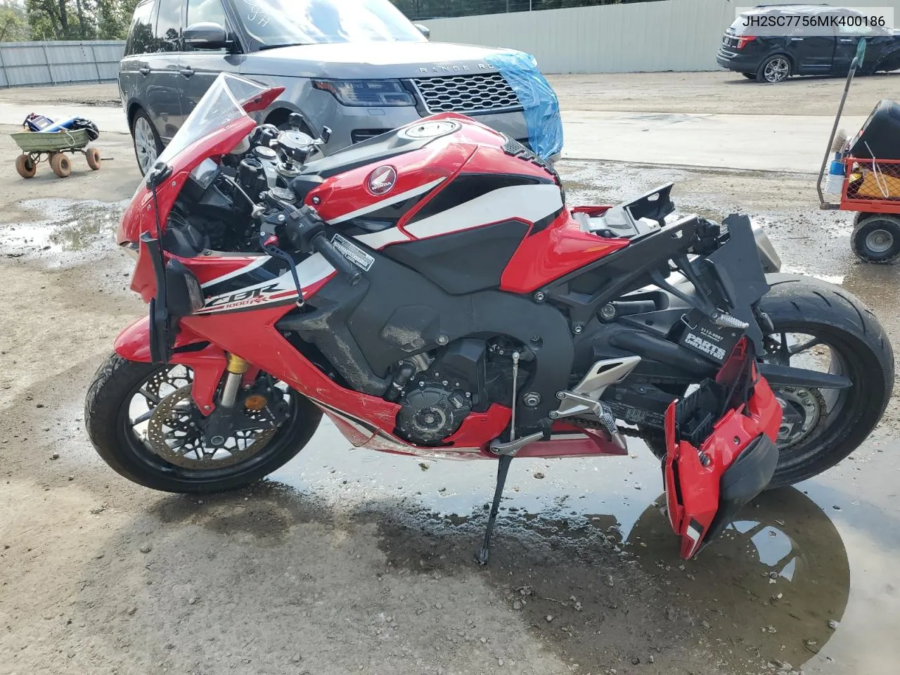 2021 Honda Cbr1000 Ra VIN: JH2SC7756MK400186 Lot: 72194584