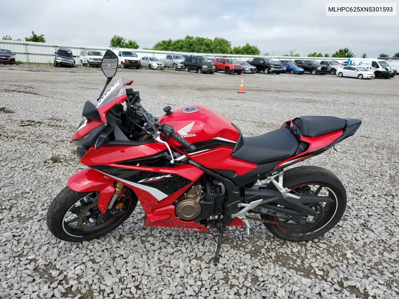 2022 Honda Cbr500 Ra VIN: MLHPC625XN5301593 Lot: 54035364