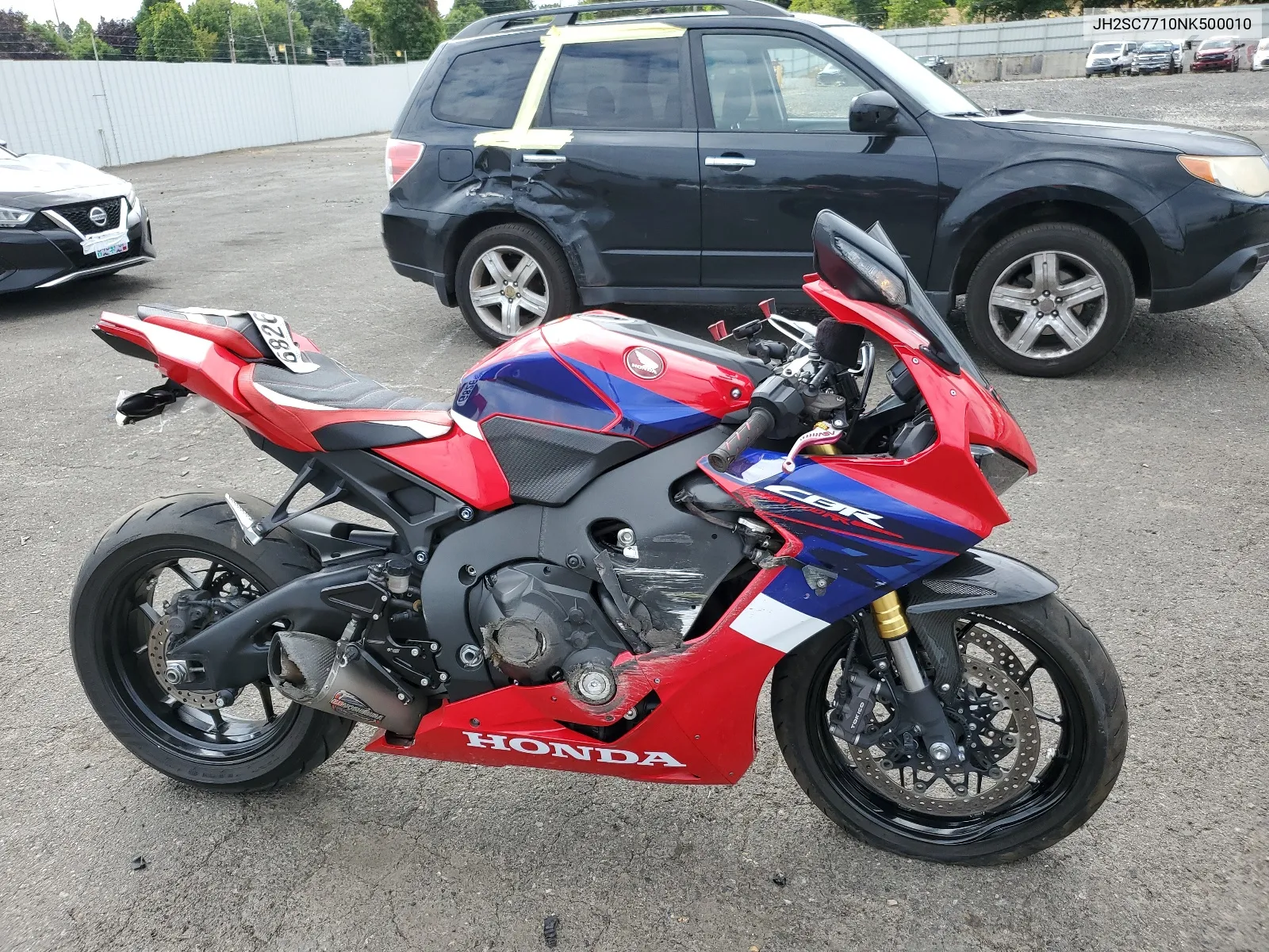 2022 Honda Cbr1000 Rr VIN: JH2SC7710NK500010 Lot: 68261374