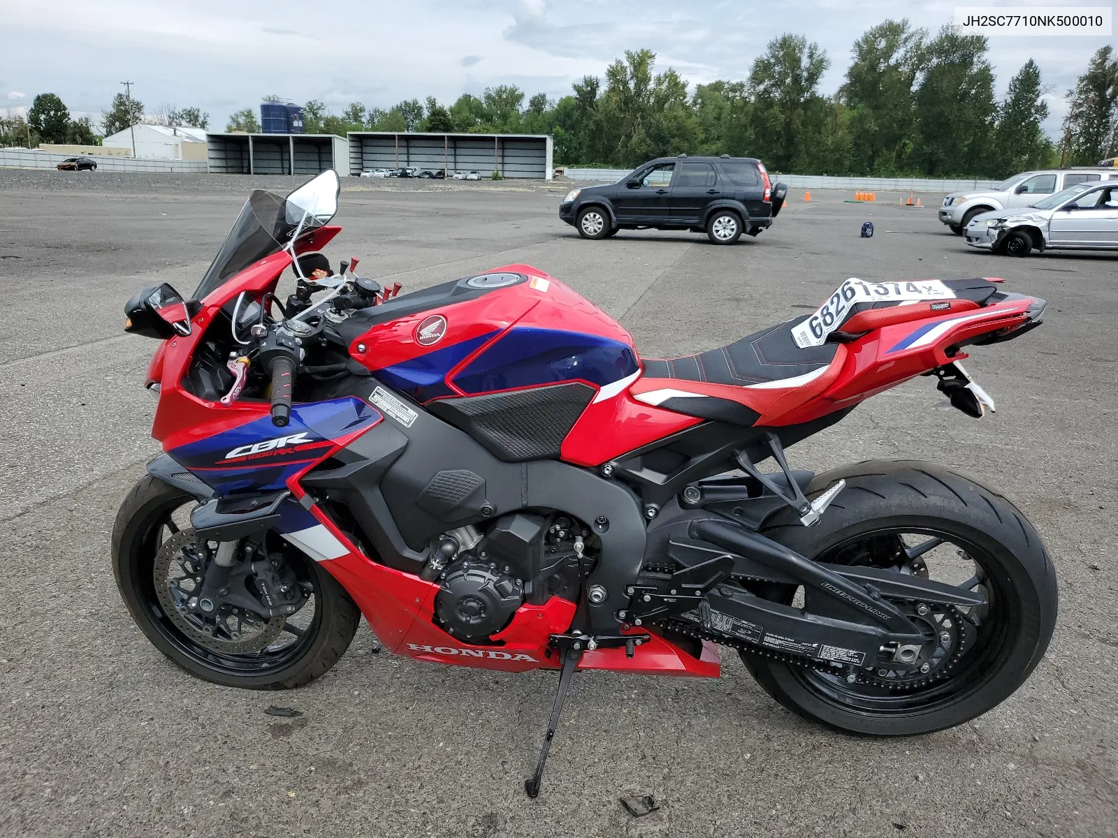 2022 Honda Cbr1000 Rr VIN: JH2SC7710NK500010 Lot: 68261374