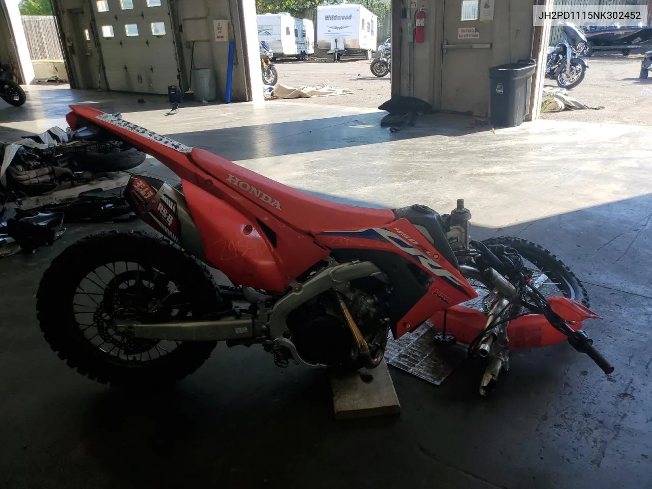 2022 Honda Crf450 Rl VIN: JH2PD1115NK302452 Lot: 73431374