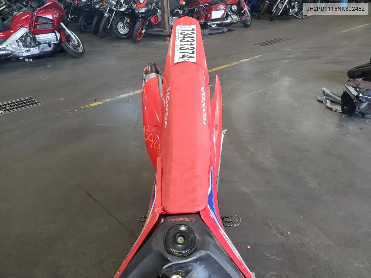 2022 Honda Crf450 Rl VIN: JH2PD1115NK302452 Lot: 73431374