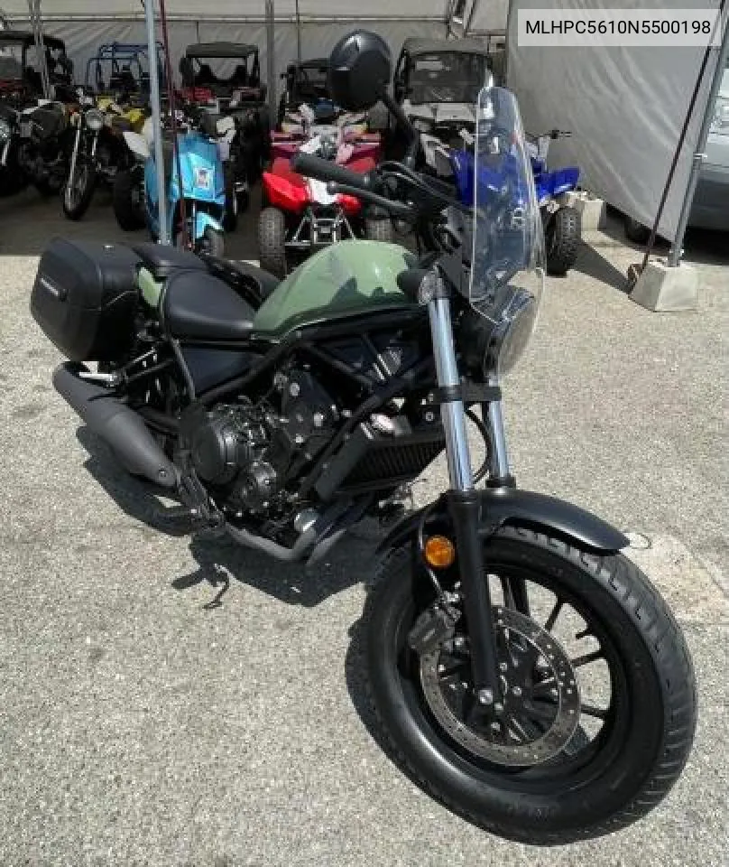 MLHPC5610N5500198 2022 Honda Cmx500