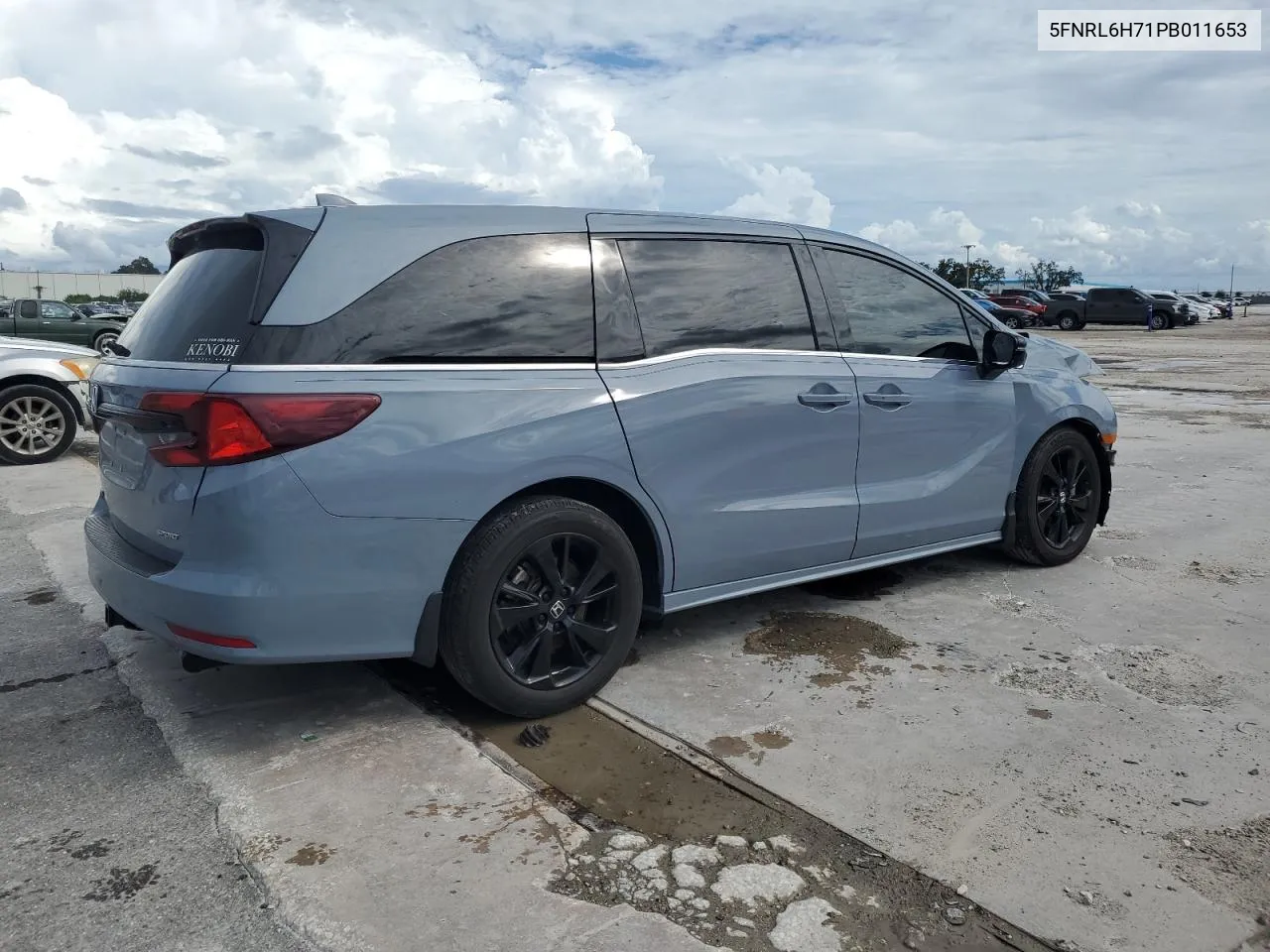 2023 Honda Odyssey Sport-L VIN: 5FNRL6H71PB011653 Lot: 70976774