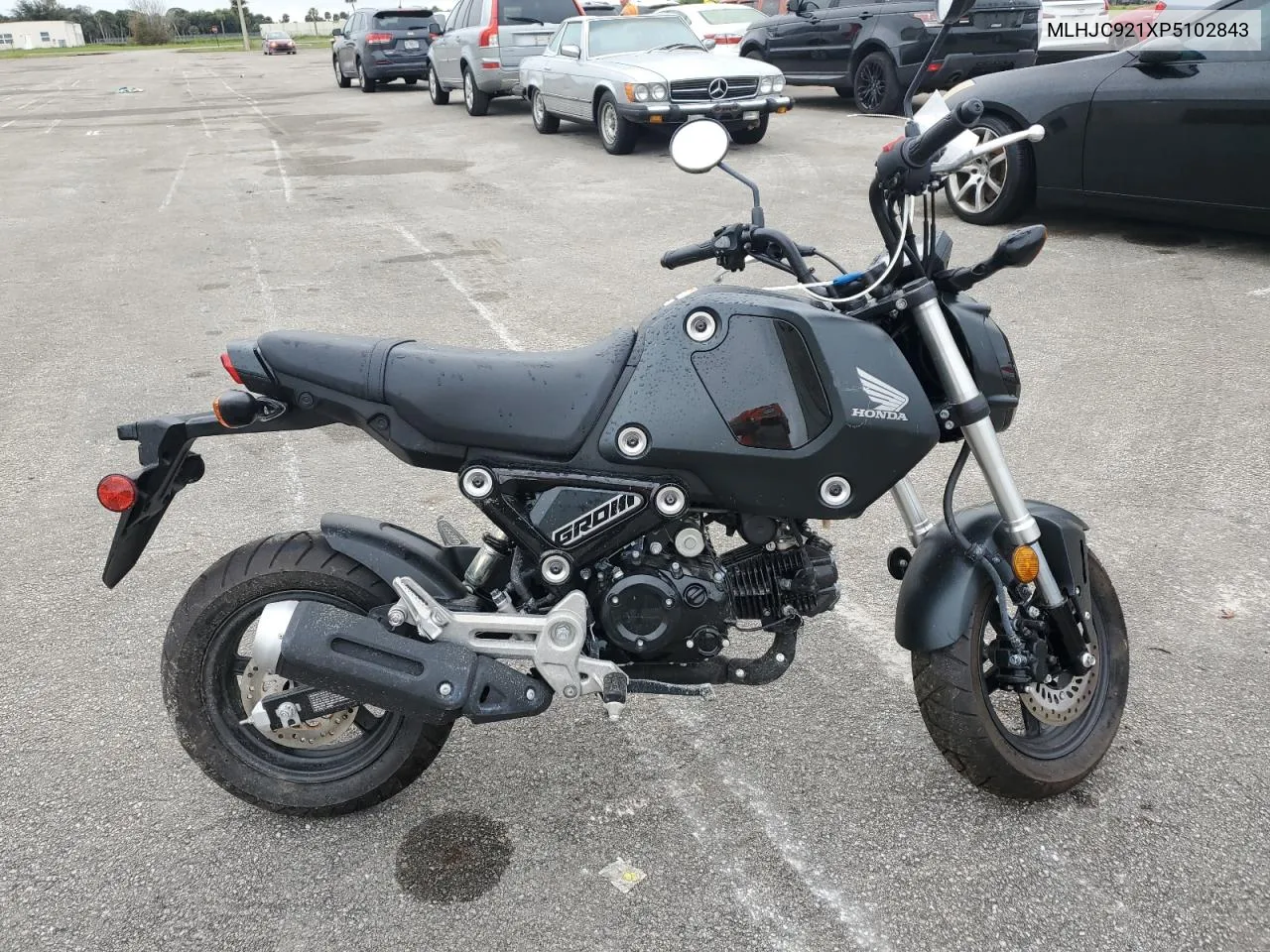 2023 Honda Grom 125 VIN: MLHJC921XP5102843 Lot: 75084084