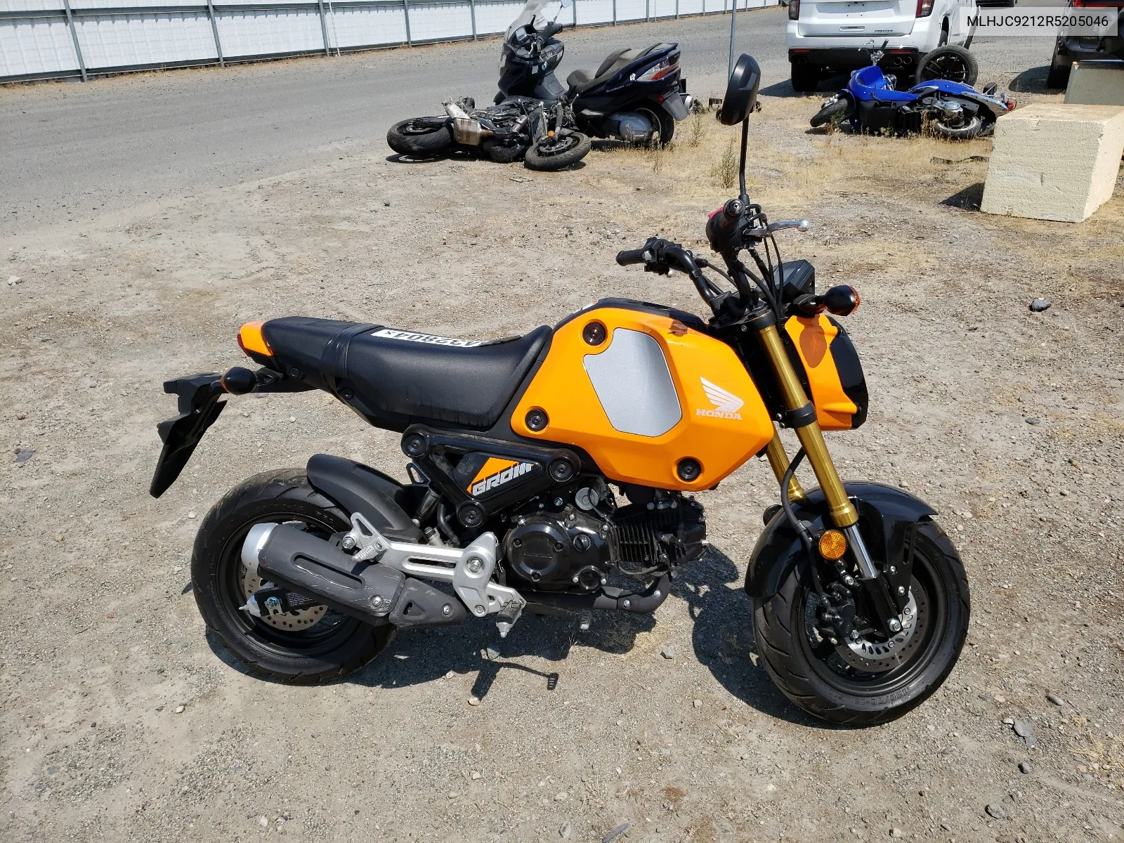 2024 Honda Grom 125 VIN: MLHJC9212R5205046 Lot: 63432804