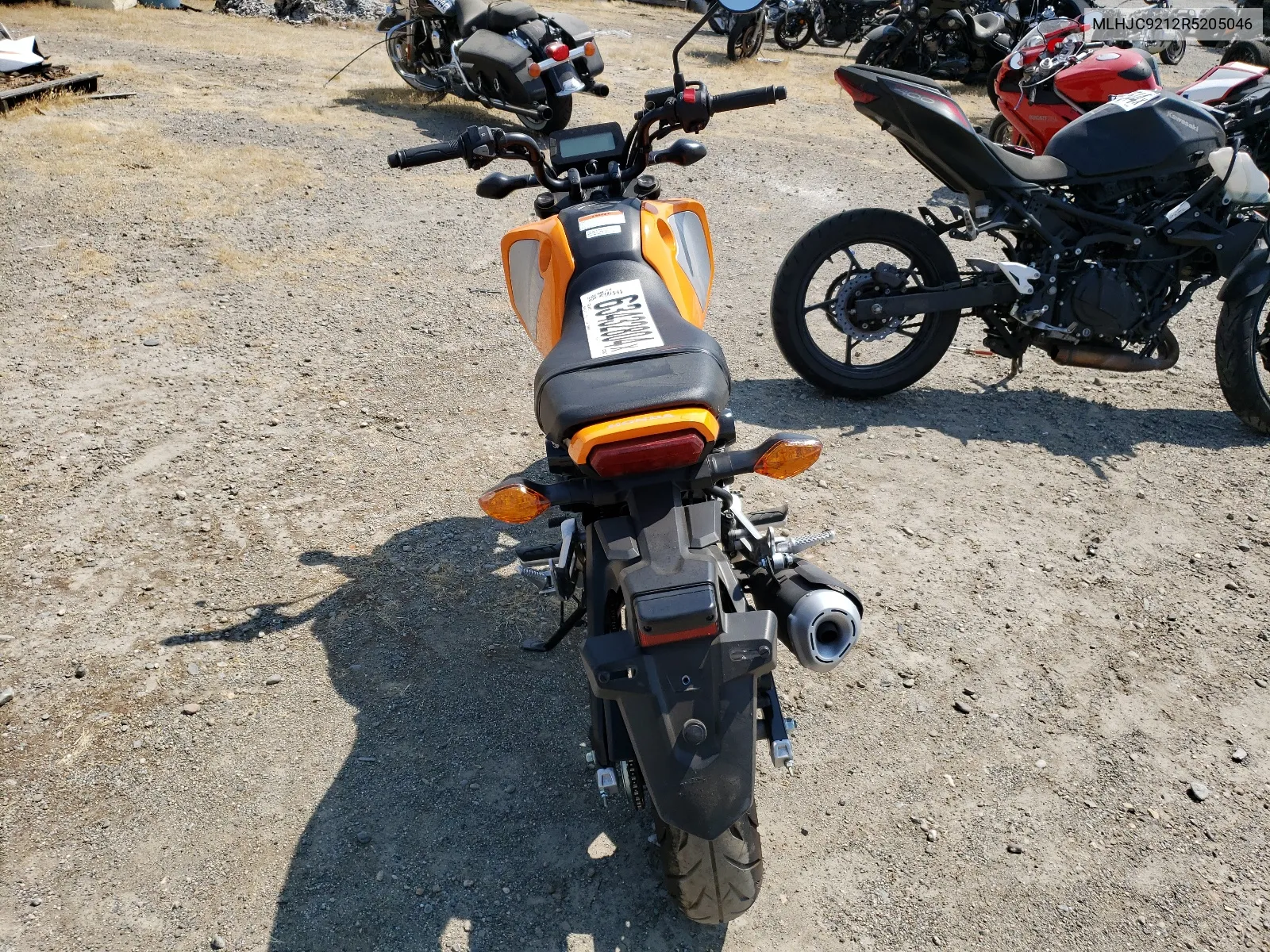 2024 Honda Grom 125 VIN: MLHJC9212R5205046 Lot: 63432804