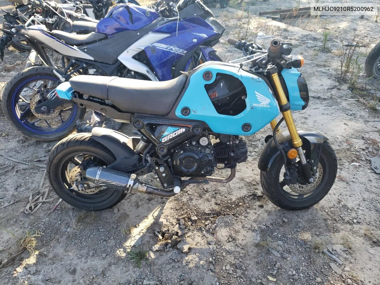 2024 Honda Grom 125 VIN: MLHJC9210R5200962 Lot: 73993624