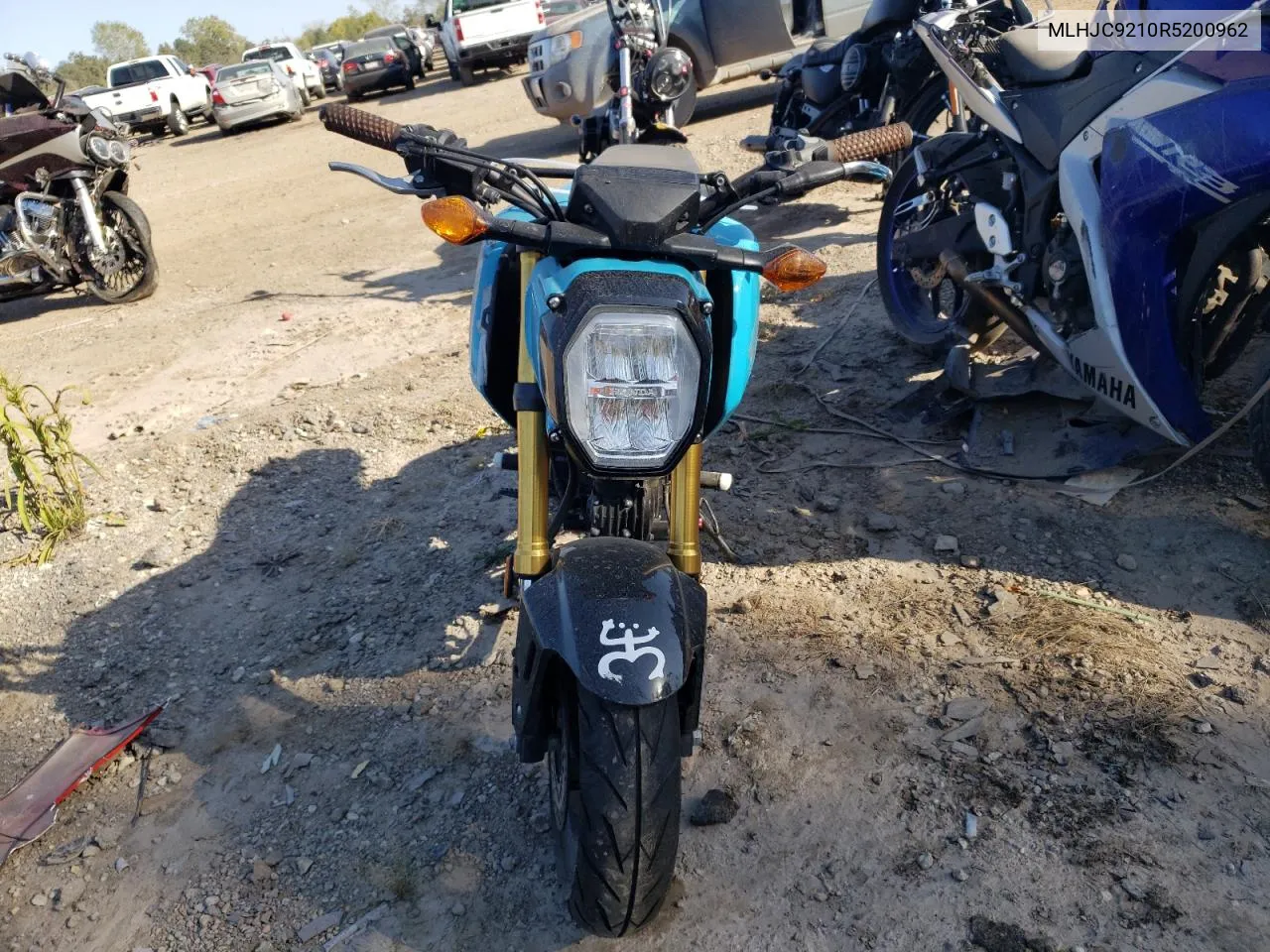 2024 Honda Grom 125 VIN: MLHJC9210R5200962 Lot: 73993624